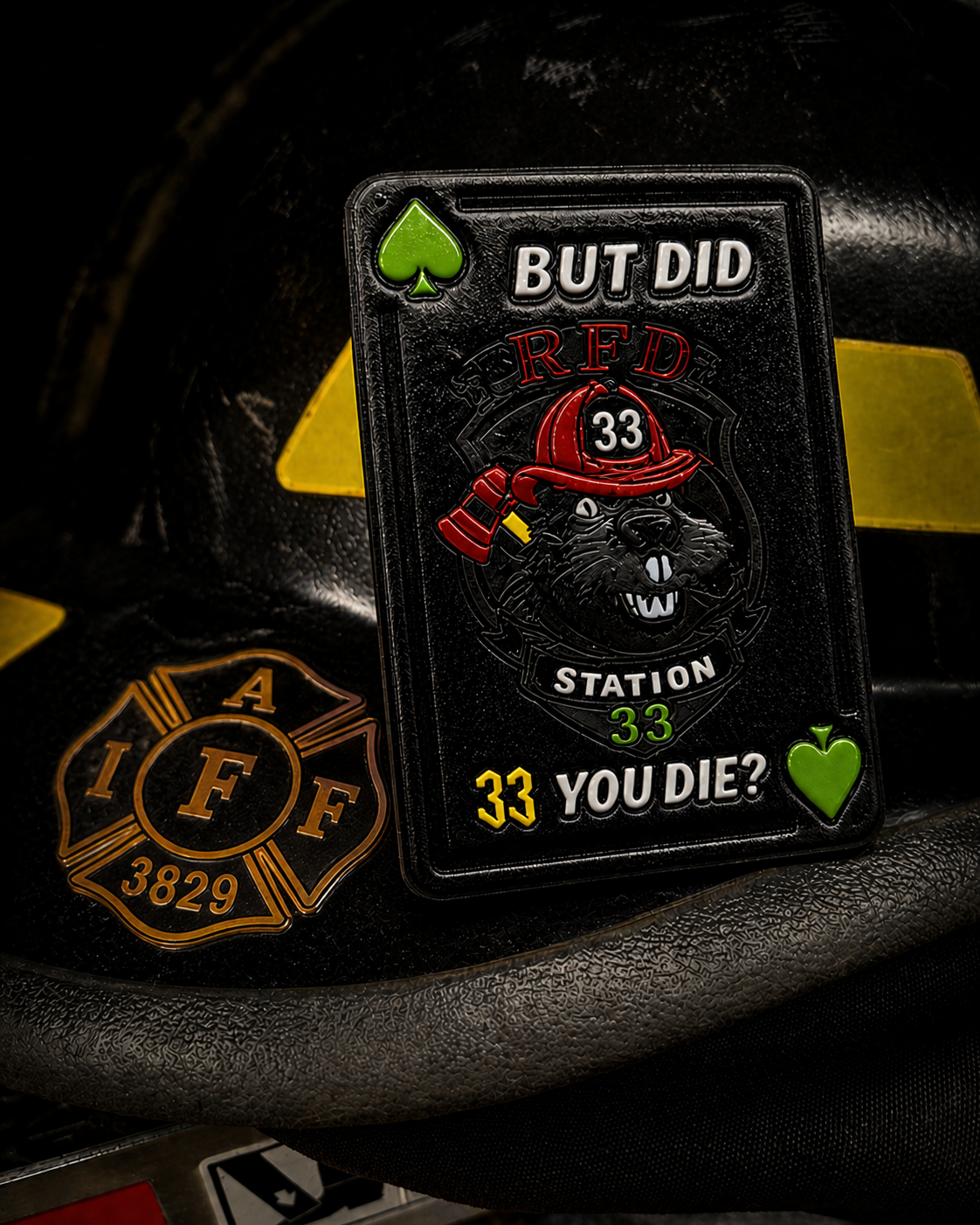 The Helmet Morale Card – Custom Station Edition
