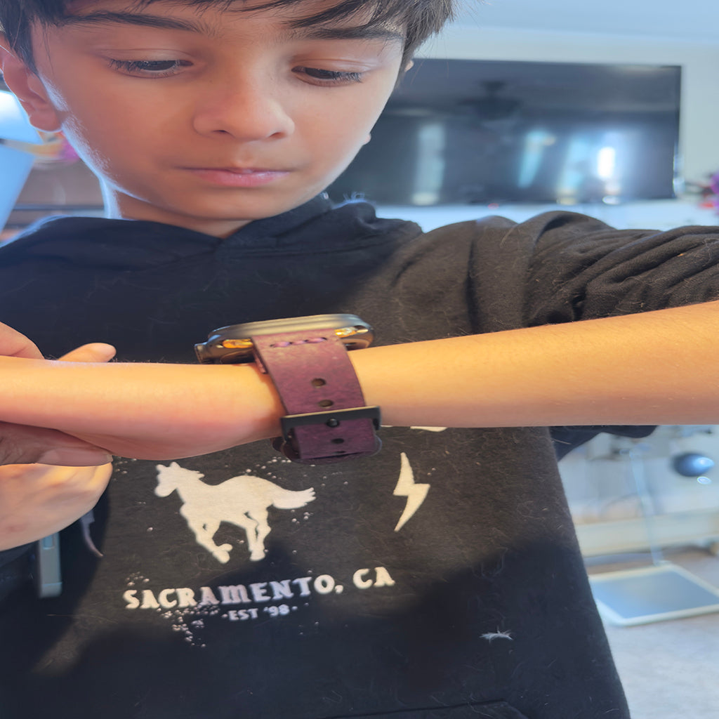 The Micah —  Leather Apple Watch Band