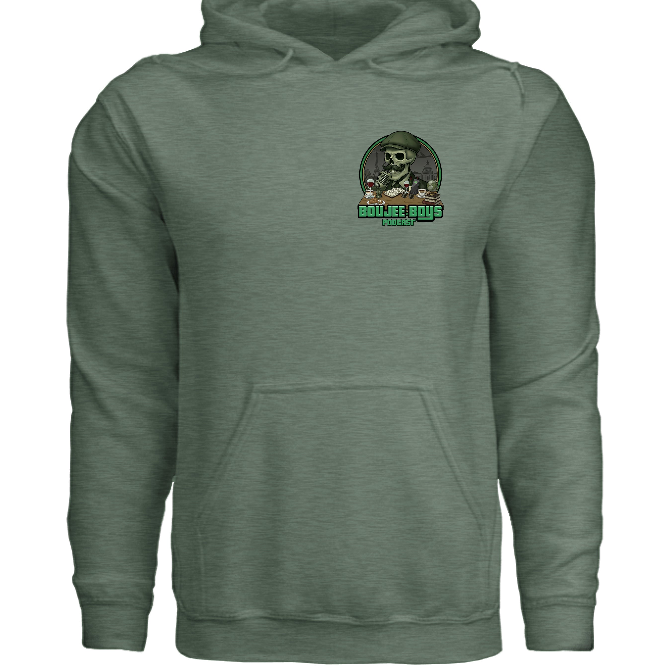 Military Green Heather  - FRONT