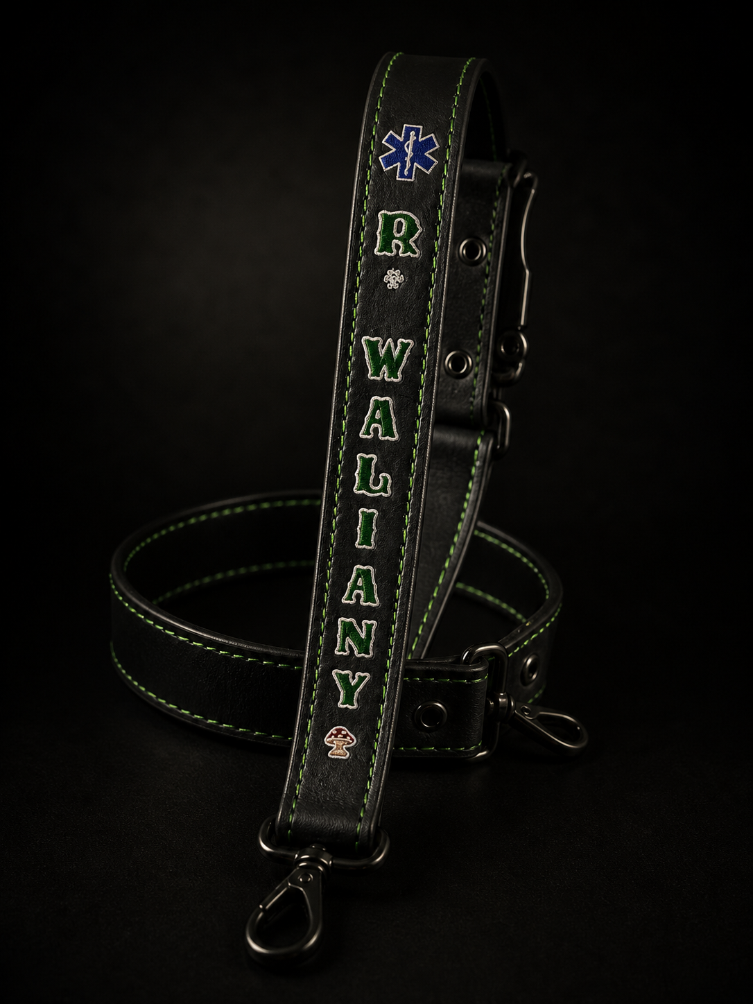 Custom Leather Radio Strap w/ Radio Holder